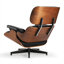 Méridienne Mid-Century avec repose-pieds, fauteuil d'appoint en cuir véritable, fauteuil inclinable ergonomique pour la chambre à coucher du salon-133329639-133329646