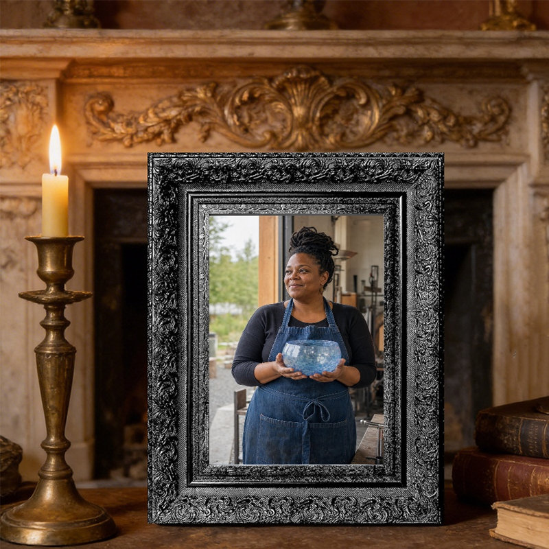Cadre photo noir traditionnel 1 pièce 11 po x 14 po avec finition maison, 11" x 14", 1, Black