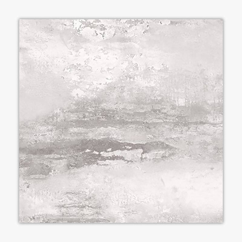 24" x 24" Porcelain Stone Look Wall & Floor Tile, Silver Diamond Polished
