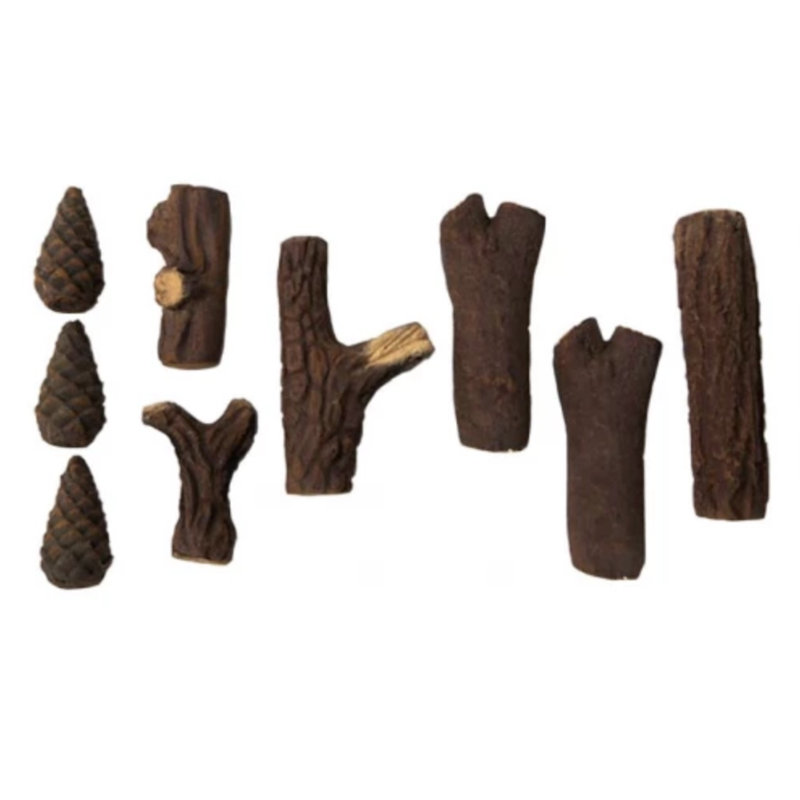 Ceramic / Porcelain Decorative Logs