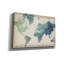 «Watercolor World Map» par Grace Popp, art mural sur toile «Longshore Tides»-1287480017