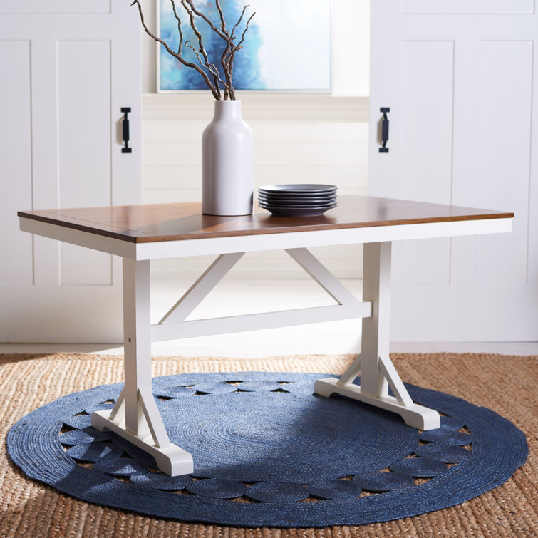 Vikesha Solid Wood Base Dining Table