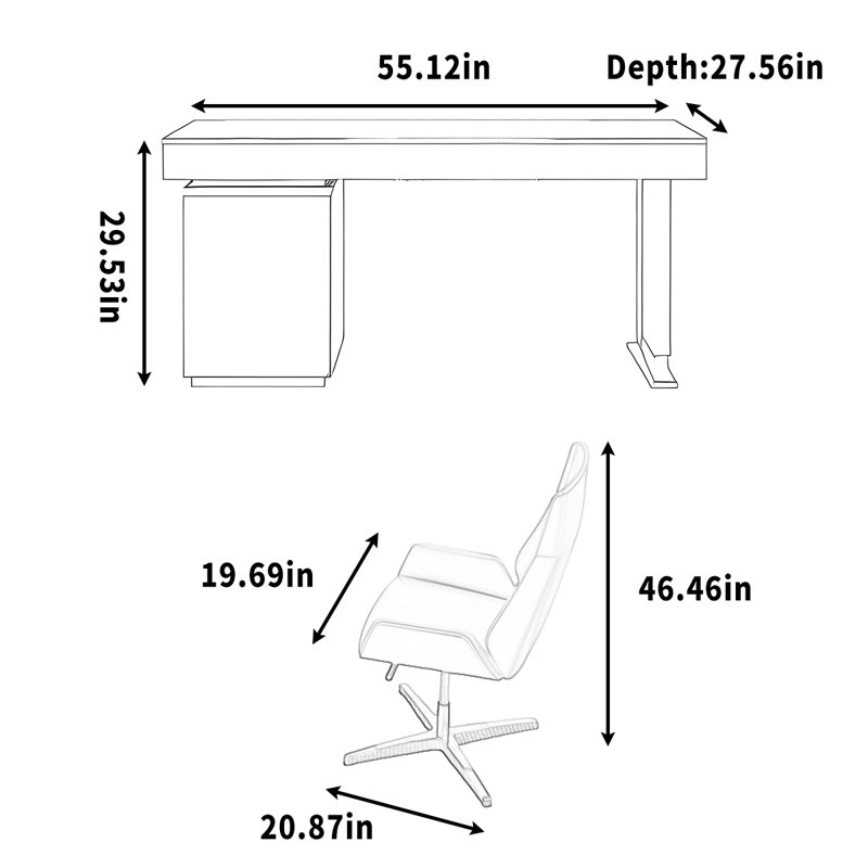 Estevez, 29.53" H x 55.12" W x 27.56" D