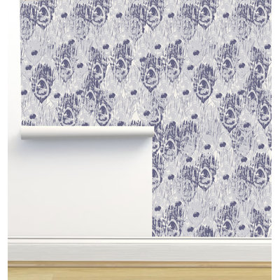 Monor Designs 12' L x 2' W Texture Peel and Stick Wallpaper Roll