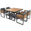 GO 9-Pieces Acacia Wood Patio Dining Set-1057285868