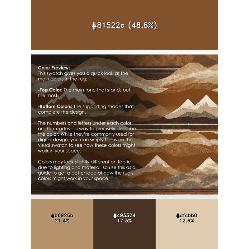 Golden Tides Rug, Round 7'