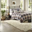 Ensemble de literie de style campagnard, très grand en polyester, style chalet confortable