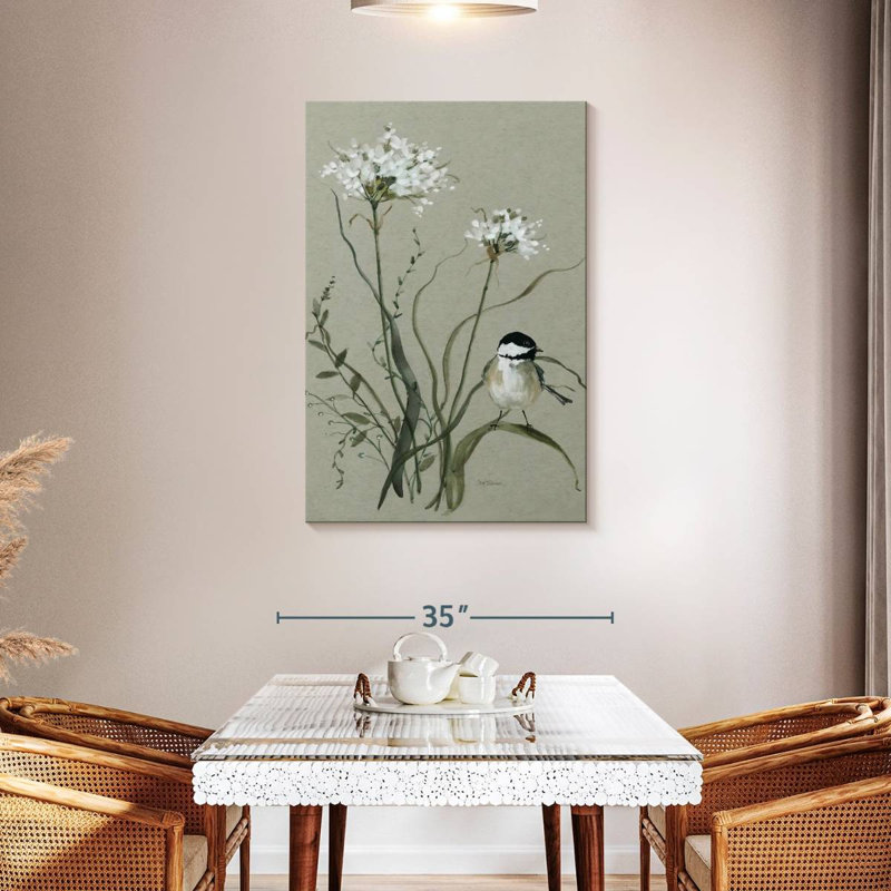 Brampt Bouquet Of Grace Bird II, 45" H x 30" W