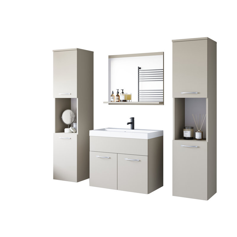 Bathroom Suite, Beige
