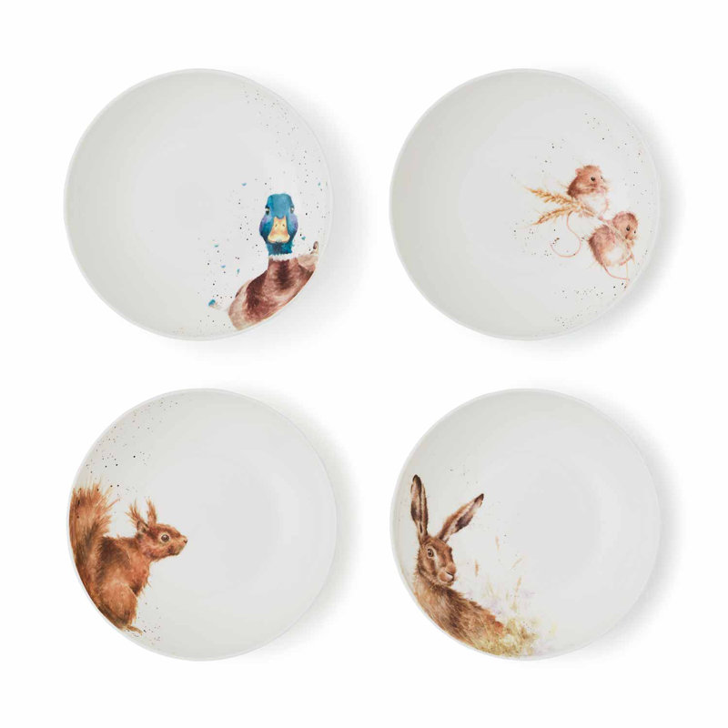Ensemble de 4 bols à pâtes 8 po (assortis)