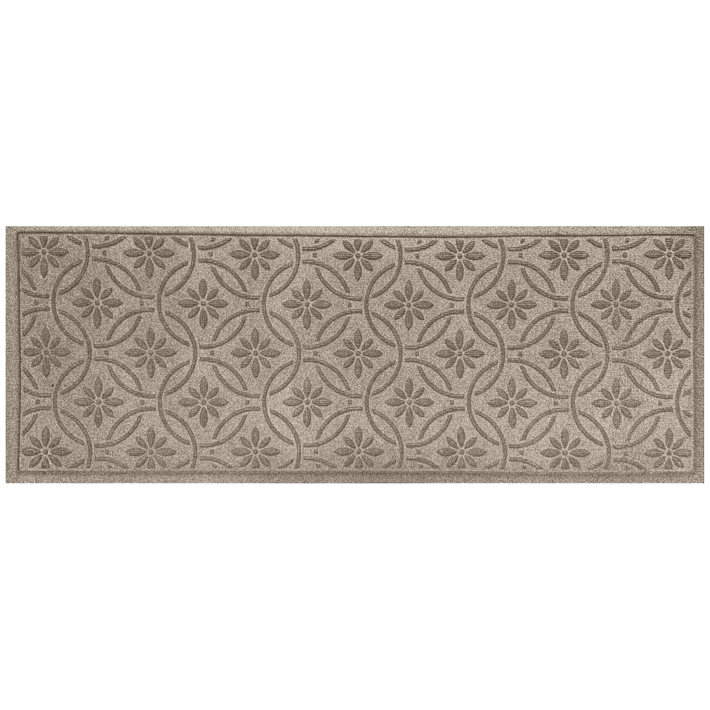 Bungalow Flooring Waterhog Gems Camel 24 in x 36 in Pet Polyester Indoor Outdoor Door Mat