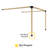 Pergola Base Bracket (for 4x4 Wood Posts)