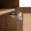 Meuble-lavabo de 30 po avec lavabo d'art en céramique et support de rangement, 2 portes à fermeture douce, conception à fixation flottante, contreplaqué (emballage KD)-125515028