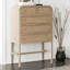 Armoire d'appoint multifonctionnelle en rotin rétro tissé