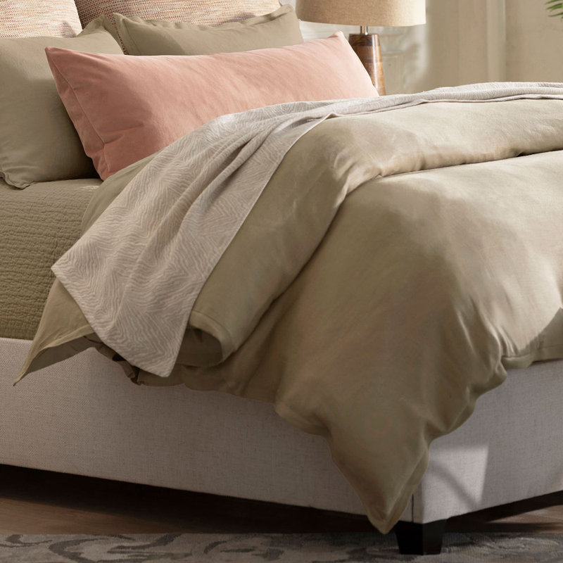 Terra Duvet Cover, Croissant, Queen Duvet Cover