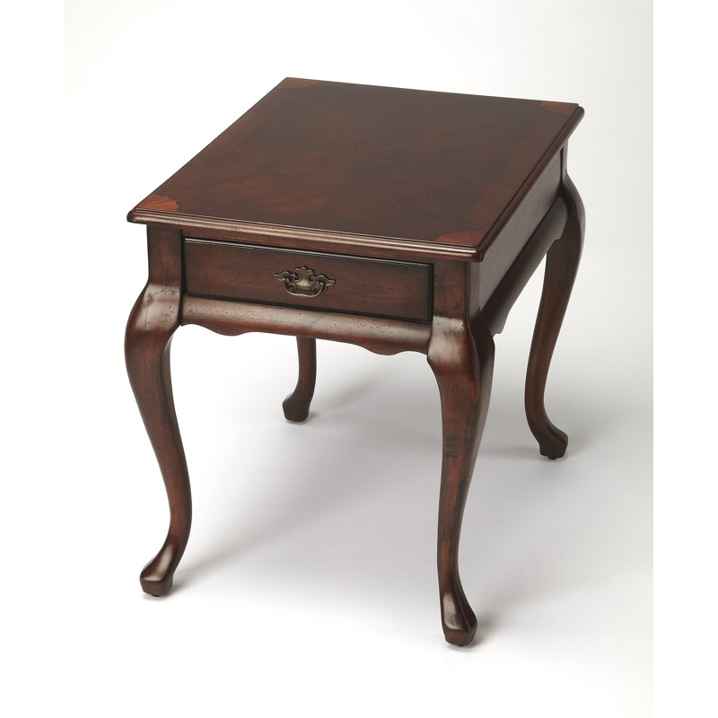 Dantre End Table with Storage, Cherry