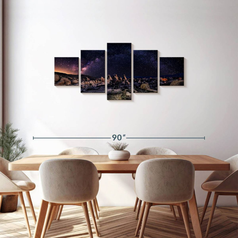 Stars Night, 30" H x 68" W