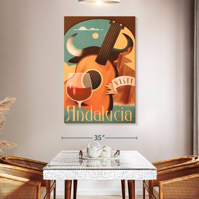 Aime Andalucia Spain, 51" H x 34" W
