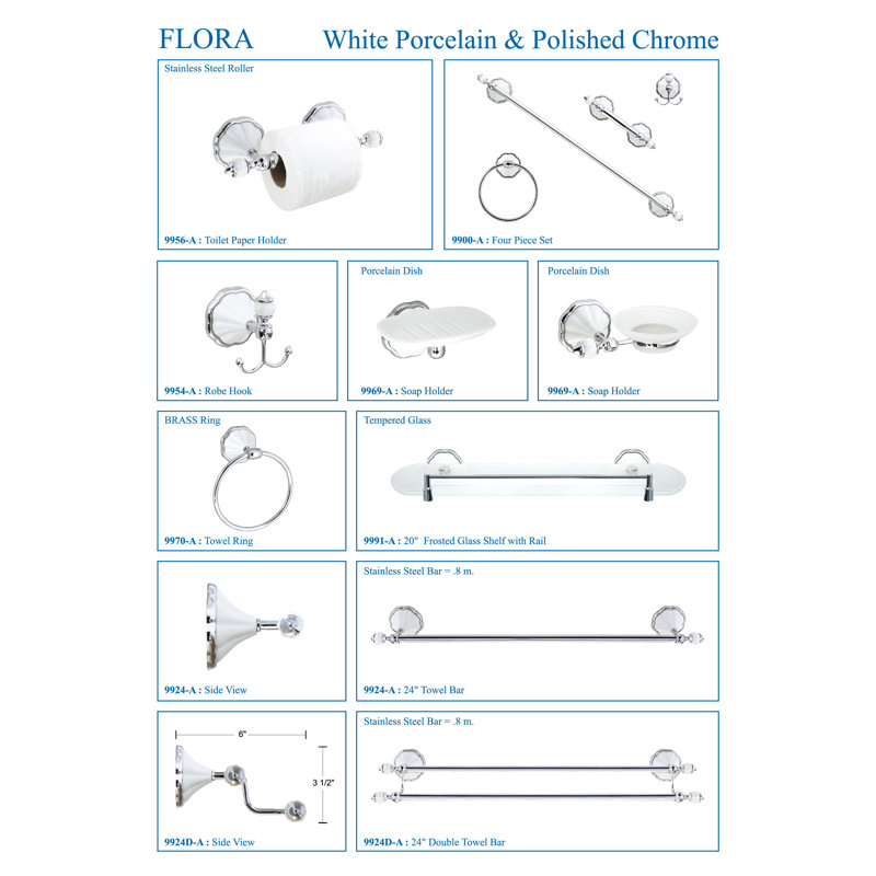 Hammes 4 - Piece Bathroom Hardware Set