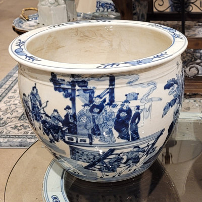 Pot à fleurs rond