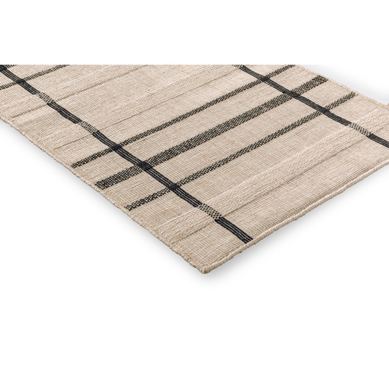 Line Flatweave Striped Area Rug, Runner 2'2" x 7'7"