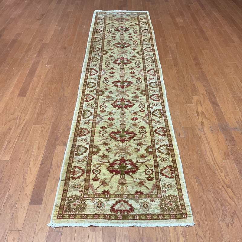  Handmade Oushak Wool Runner