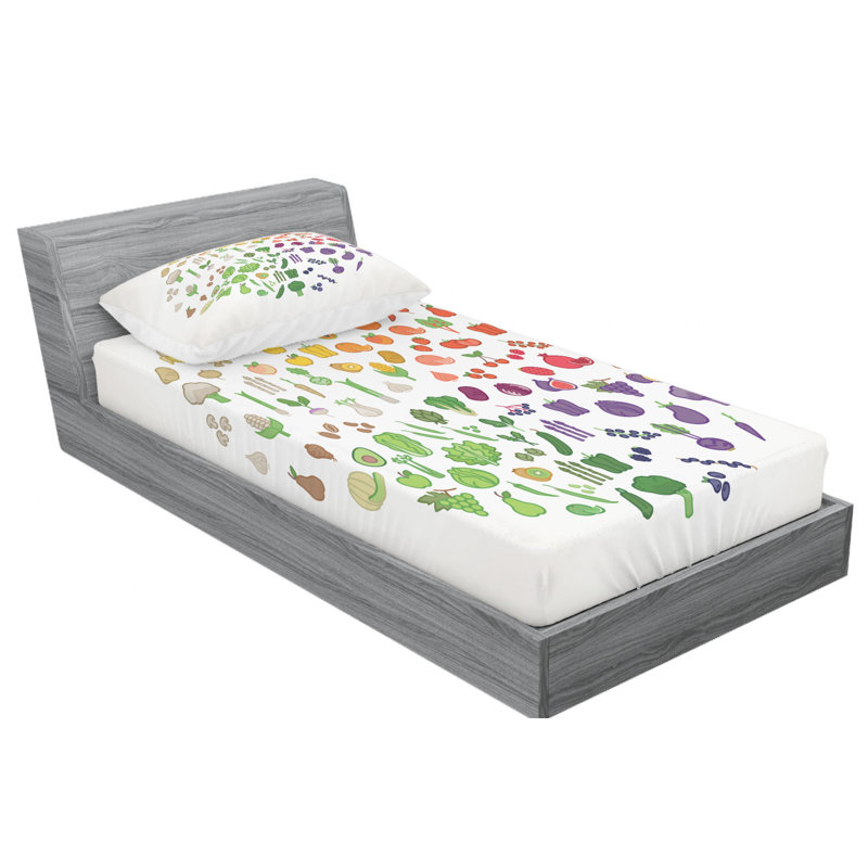 Microfiber Sheet Set, Twin XL Sheet Set with Fitted Sheet