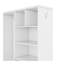 Arbre d'entrée multifonctionnel avec tablettes et tiroirs de rangement, armoire à chaussures élégante avec banc, portemanteau moderne avec crochets pour les entrées de couloir, blanc-2060510868