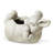 14.25"L MGO Rabbit Statue Planter