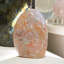 Sculpture translucide en agate