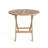 Windsor Round Teak Solid Wood Foldable Outdoor Bistro Table , 31 " W 31 " D