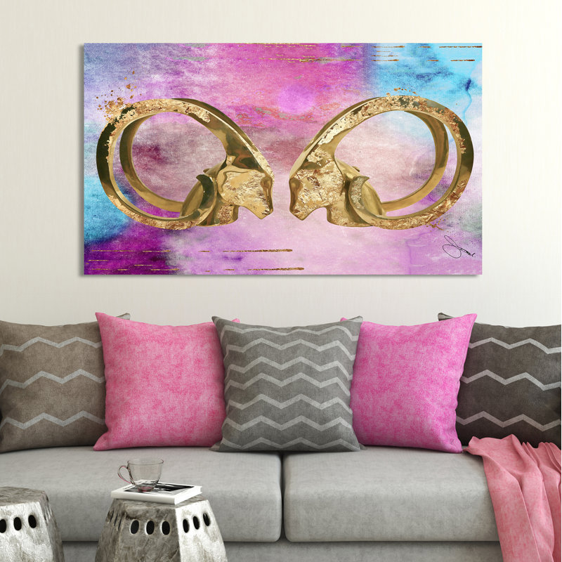 «Eye to Eye 2», impression sur toile, H 28 po x l 48 po x P 1,5 po, Toile tendue, Pas de tapis