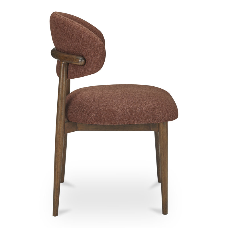 Deloris Dining Chair, Rust Performance Chenille