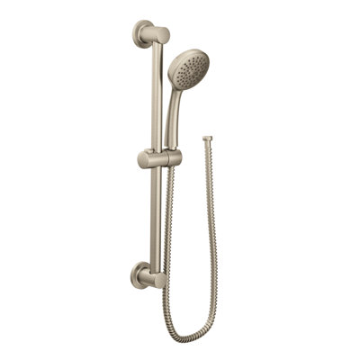 Pomme de douche coulissante complète éco-performante