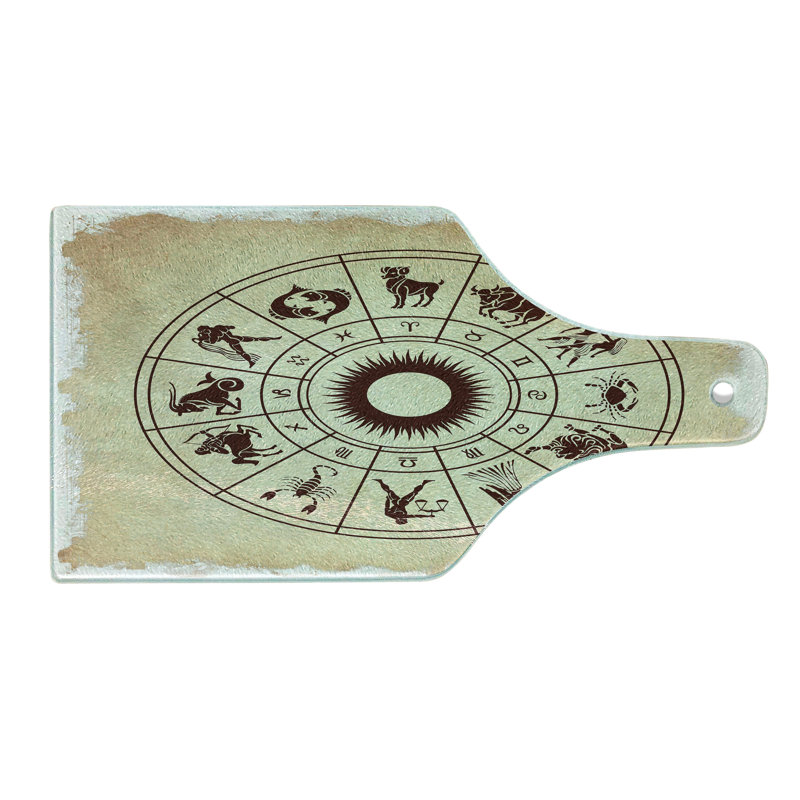 Planche à découper en verre trempé Ambesonne Astrology