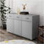Table d'appoint Three Doors - Gris