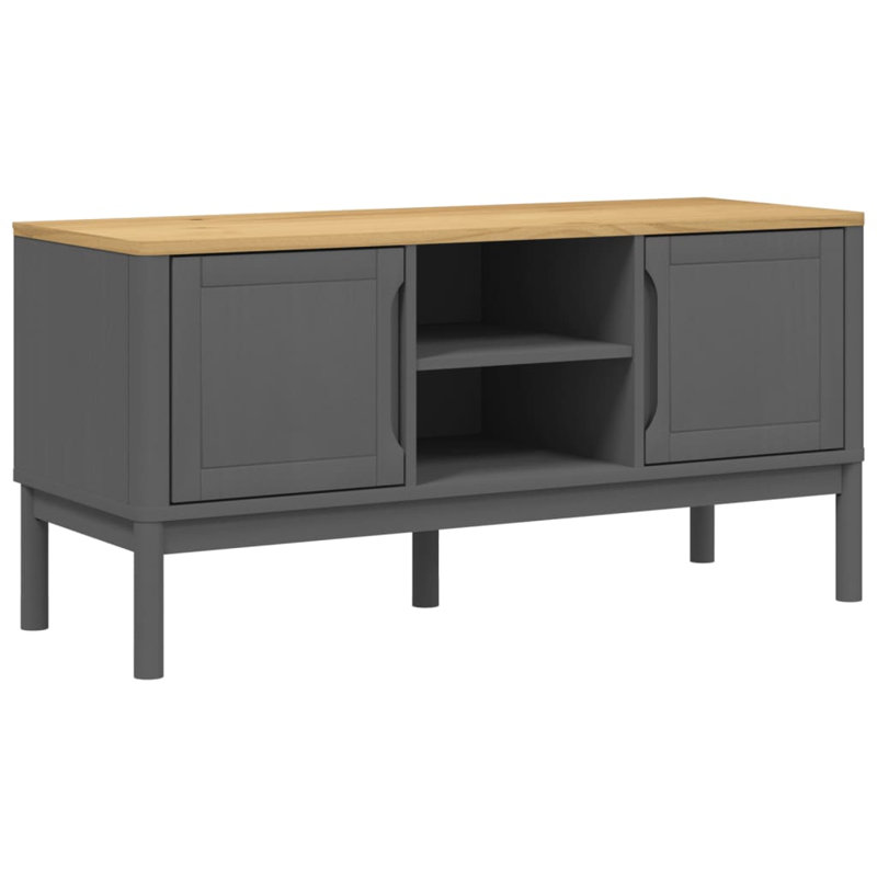 Huri TV Stand for TVs up to 60", Brown/Gray