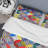 Multicolor Imitation Patchwork - Abstract Duvet Cover Set - Microfiber Polyester-1278542819