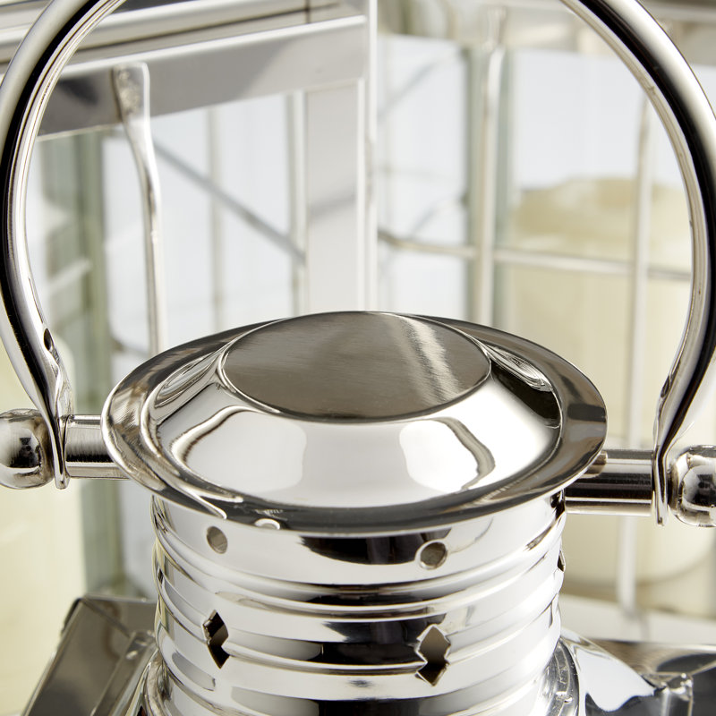 Remington Lantern, 10.75" H x 7.5" W x 8" D