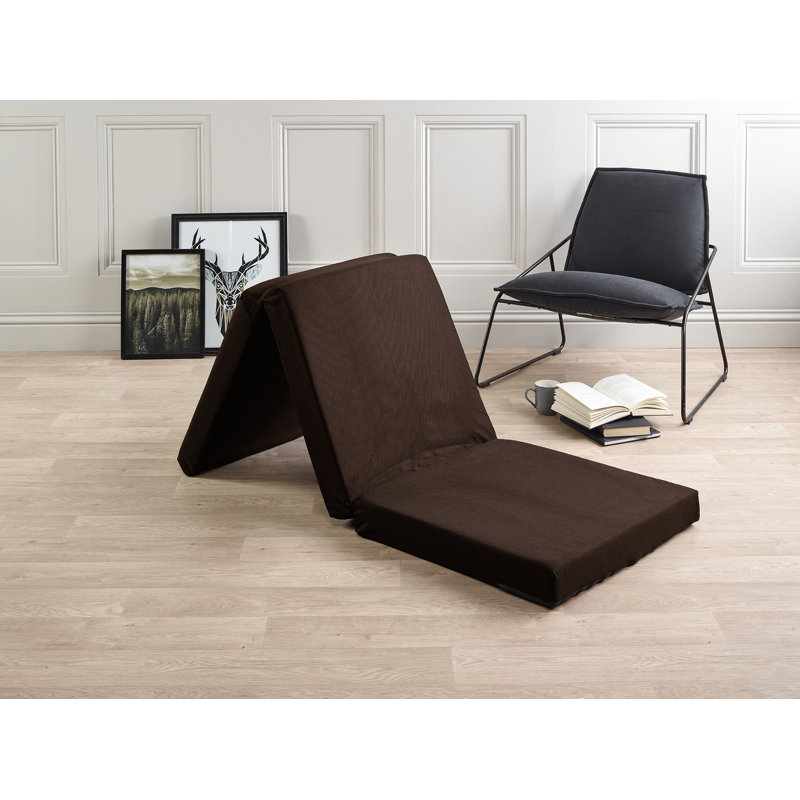 Dull 7cm Mattress Cube Futon  Mattress, Chocolate
