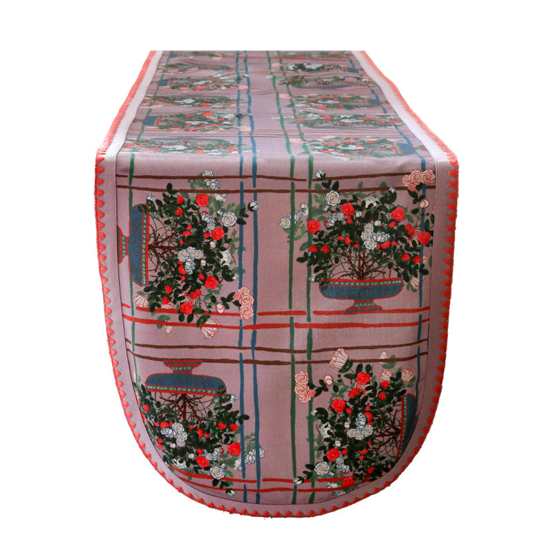 Table Runner La Vie en Rose, 16" x 136" Runner