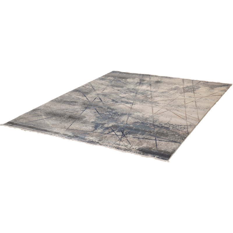 Pereira Abstract Shag Area Rug, Rectangle 160 x 230cm