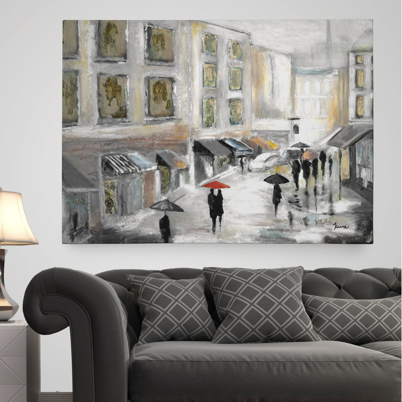 « sunday market », impression, H 36 po x l 48 po x P 1,5 po, Toile tendue