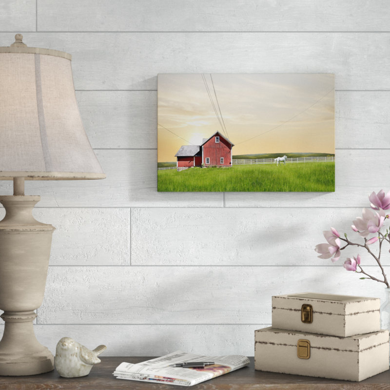 Farm & Country IV by James McLoughlin - Photograph Print, 30cm H x 46cm W, Wrapped Canvas