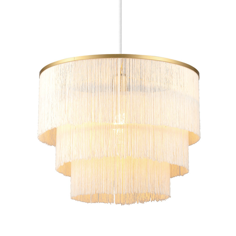 1 - Light Matte Gold Unique/Statement Pendant