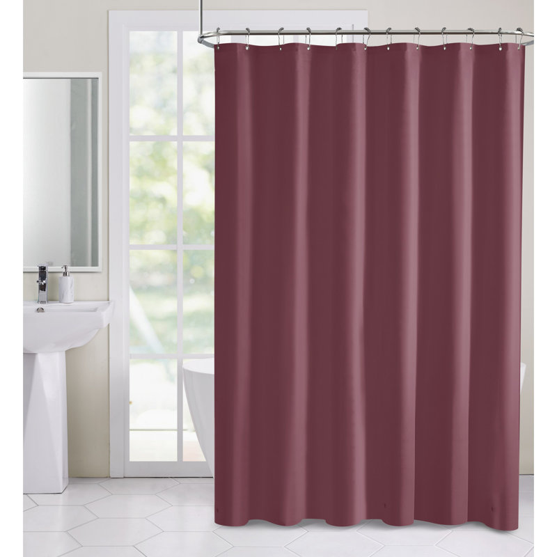 Doublure de douche en PEVA Hotel Style, 72 po x 72 po, Jaune