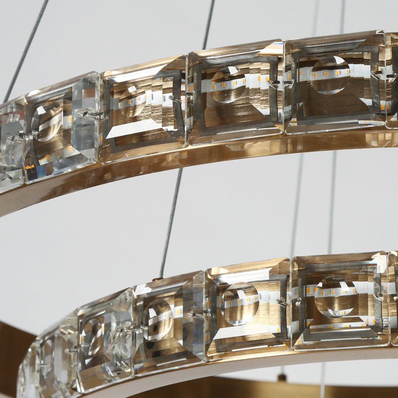 Lustre en cristal 2 lumières