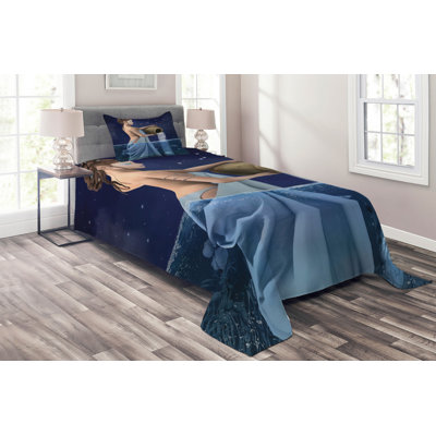 Eclectic Polyester Coverlet