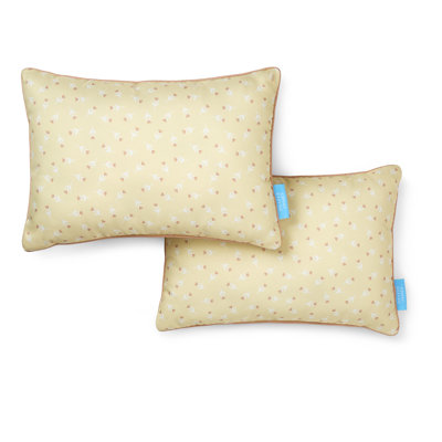 Ensemble de 2 coussins lombaires décoratifs d'extérieur DRAPER James Heart Flowers