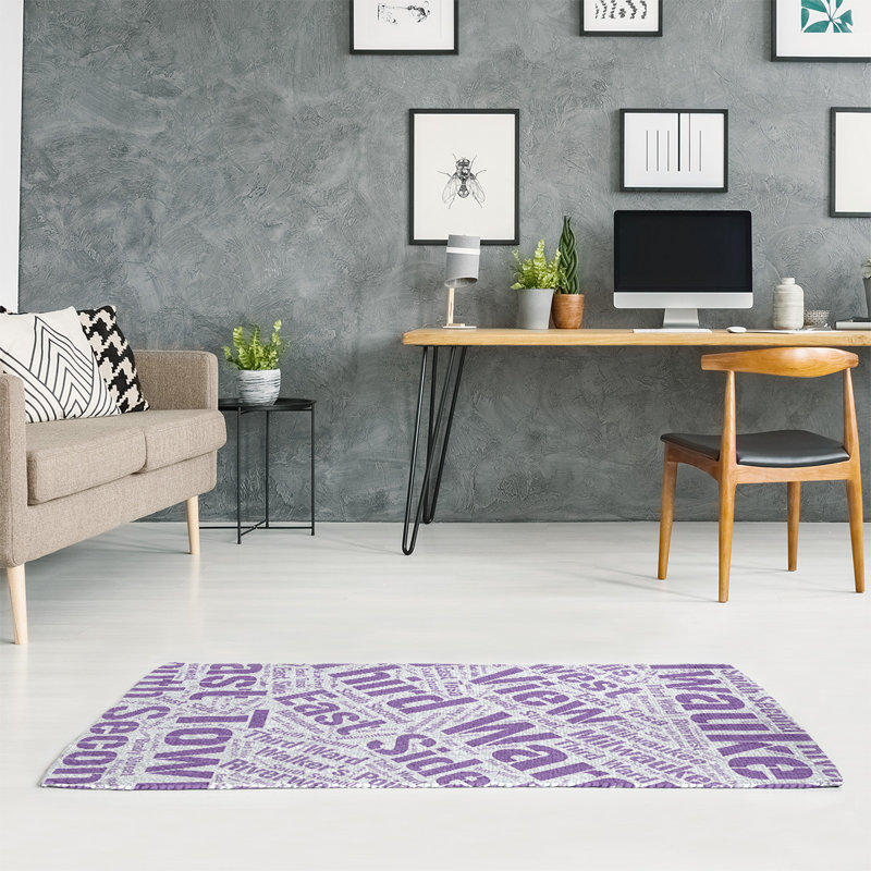 Chenille Indoor Rug, Rectangle 4' x 6'
